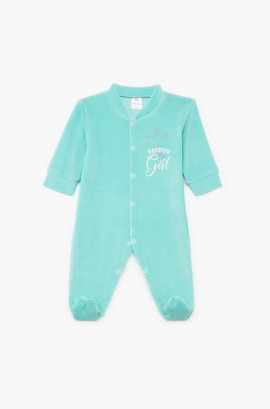 Φορμάκι χειμερινό βελούδο μακρύ μανίκι Daddys Girl, Βαμβακερό 80%, πολυέστερ 20%