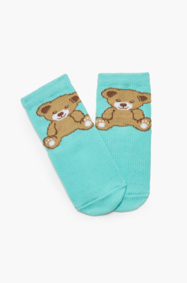 Βρεφικές κάλτσες Bear, Συσκευασία 6 ζεύγη, Βαμβάκι 85%, Πολ.12%, ελαστάν 3%
