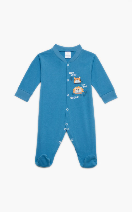 Βρεφικά φορμάκια. Φορμάκι Be Loud, μακρύ μανίκι, ψιλή πλέξη υφάσματος, βαμβακερό 100%