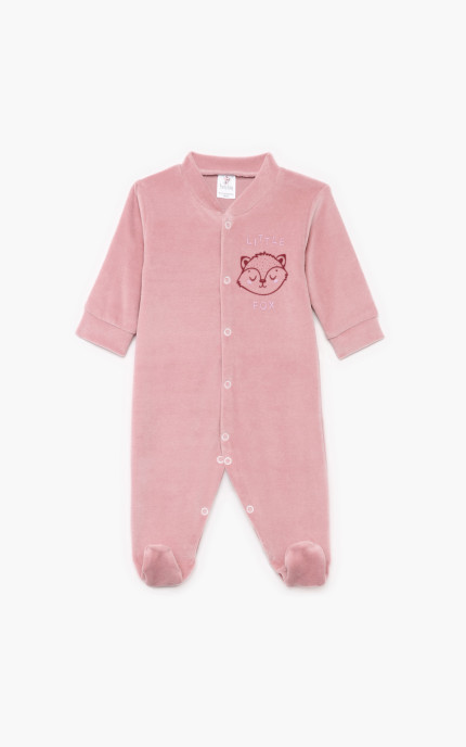 Φορμάκι χειμερινό βελούδο μακρύ μανίκι Be Fox, Βαμβακερό 80%, πολυέστερ 20%