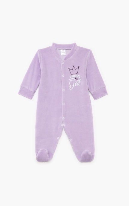 Φορμάκι χειμερινό βελούδο μακρύ μανίκι Daddys Girl, Βαμβακερό 80%, πολυέστερ 20%