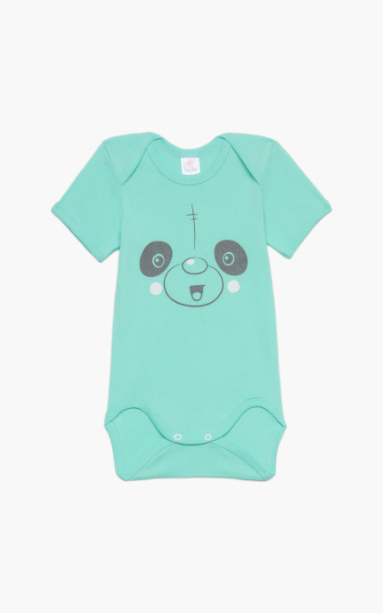 Βρεφικά εσώρουχα Good Night. Συσκευασια 6 χρωματιστά Κορμακια Unisex κοντό μανίκι, Βαμβακερα 100%