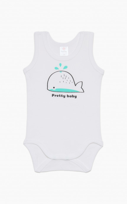 Βρεφικά εσώρουχα Dad. Συσκευασια 6 Κορμακια Unisex τιράντα, Βαμβακερα 100%