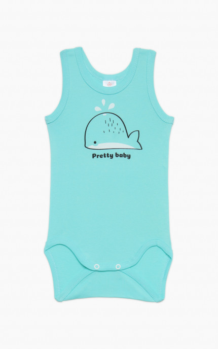 Βρεφικά εσώρουχα Love. Συσκευασια 6 Κορμάκια Τιράντα, Βαμβακερα 100%