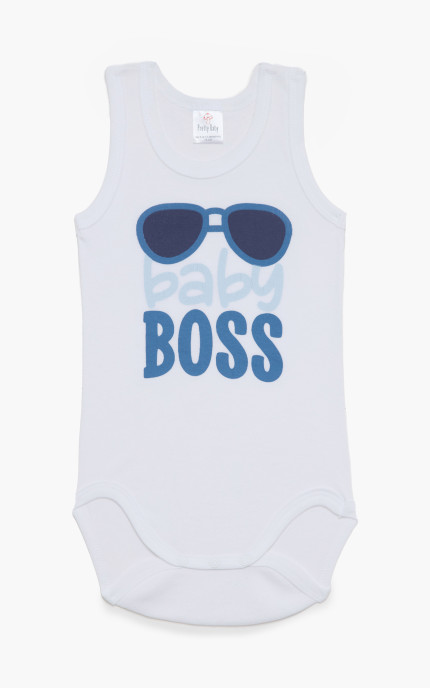 Βρεφικά εσώρουχα Boss. Συσκευασια 6 Κορμάκια Τιράντα, Βαμβακερα 100%