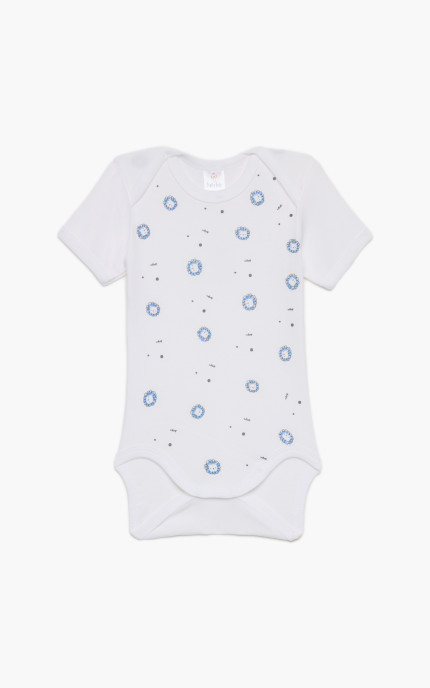 Βρεφικά εσώρουχα Roar. Συσκευασια 6 Κορμακια κοντό μανίκι, Βαμβακερα 100%