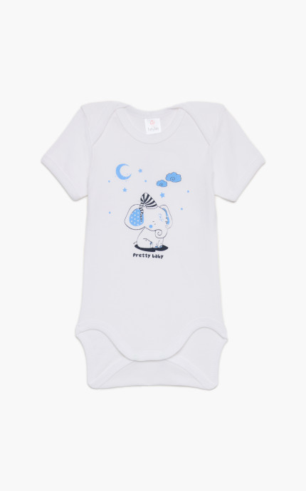 Βρεφικά εσώρουχα Roar. Συσκευασια 6 Κορμακια κοντό μανίκι, Βαμβακερα 100%