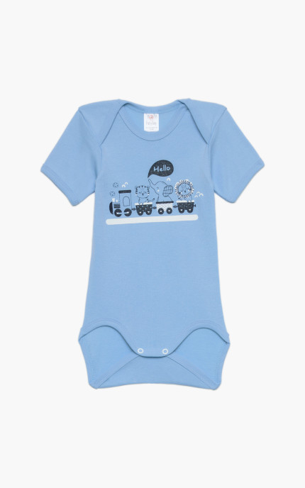 Βρεφικά εσώρουχα Mom. Συσκευασια 6 χρωματιστά Κορμακια κοντό μανίκι, Βαμβακερα 100%