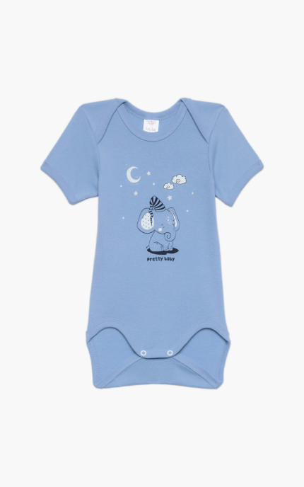 Βρεφικά εσώρουχα Mom. Συσκευασια 6 χρωματιστά Κορμακια κοντό μανίκι, Βαμβακερα 100%