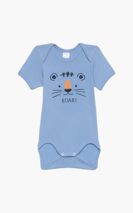 Βρεφικά εσώρουχα Mom. Συσκευασια 6 χρωματιστά Κορμακια κοντό μανίκι, Βαμβακερα 100%