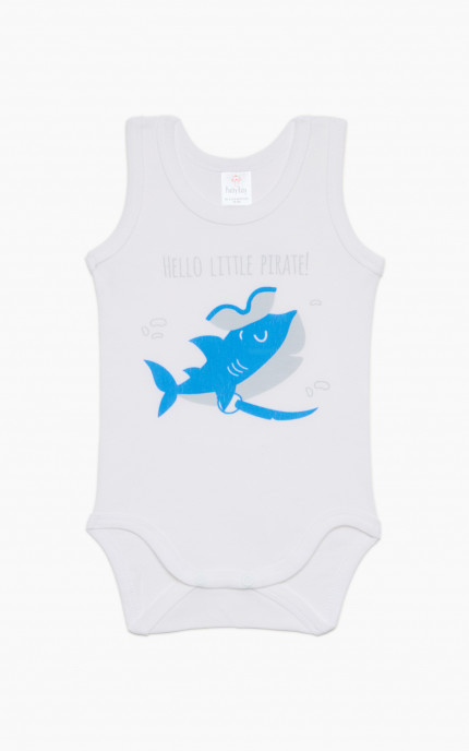 Βρεφικά εσώρουχα  Συσκευασια 6 κορμάκια Τιράντα, Βαμβακερα 100%