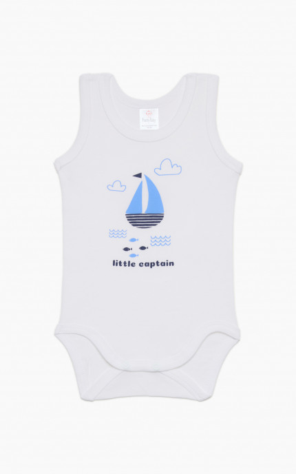 Βρεφικά εσώρουχα  Συσκευασια 6 κορμάκια Τιράντα, Βαμβακερα 100%