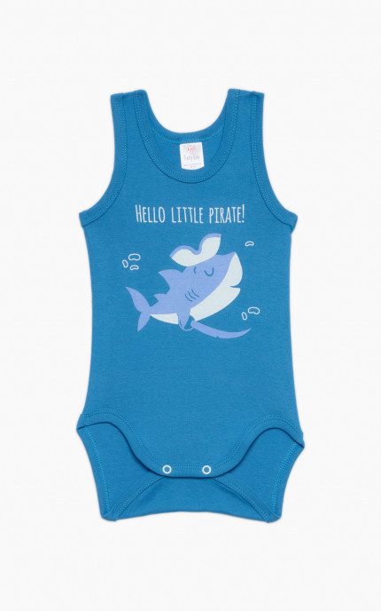 Βρεφικά εσώρουχα Summer Vibe. Συσκευασια 6 χρωματιστά κορμάκια Τιράντα, Βαμβακερα 100%