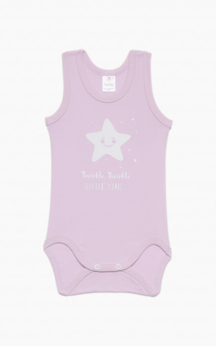 Βρεφικά εσώρουχα Star. Συσκευασια 6 Κορμάκια Τιράντα, Βαμβακερα 100%