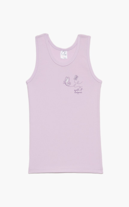 Παιδικά εσώρουχα. Συσκευασία 6 τεμαχίων. Παιδικά χρωματιστά φανελάκια τιράντα. Βαμβακερά 100%