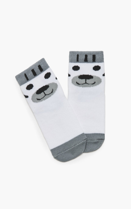 Βρεφικές κάλτσες Cute Face, Συσκευασία 6 ζεύγη, Βαμβάκι 85%, Πολ.12%, ελαστάν 3%