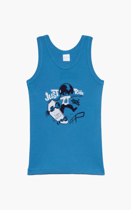 Παιδικά εσώρουχα. Συσκευασία 6 τεμαχίων. Παιδικά φανελάκια τιράντα, χρωματιστά, Βαμβακερά 100%