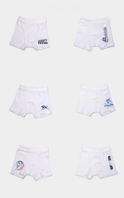 Παιδικά εσώρουχα.Σετ 6 τεμαχίων.Παιδικά boxers. Βαμβακερά 100%