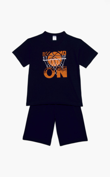 Παιδικές πυζάμες. Παιδικό σετ 2 τεμαχίων  ON, ψιλή πλέξη υφάσματος, βαμβακερό 100%