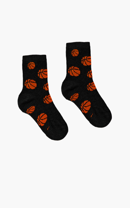 Παιδικές κάλτσες Basketball, Συσκευασία 6 ζεύγη, Βαμβάκι 85%, Πολ.12%, ελαστάν 3%