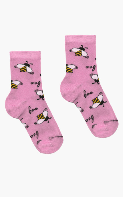 Παιδικές κάλτσες Bees, Συσκευασία 6 ζεύγη, Βαμβάκι 85%, Πολ.12%, ελαστάν 3%