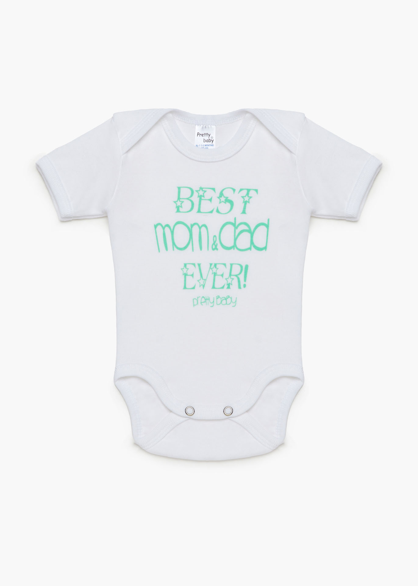 Βρεφικά εσώρουχα Elephant. Συσκευασια 3 Κορμακια Unisex κοντό μανίκι, Βαμβακερα 100%